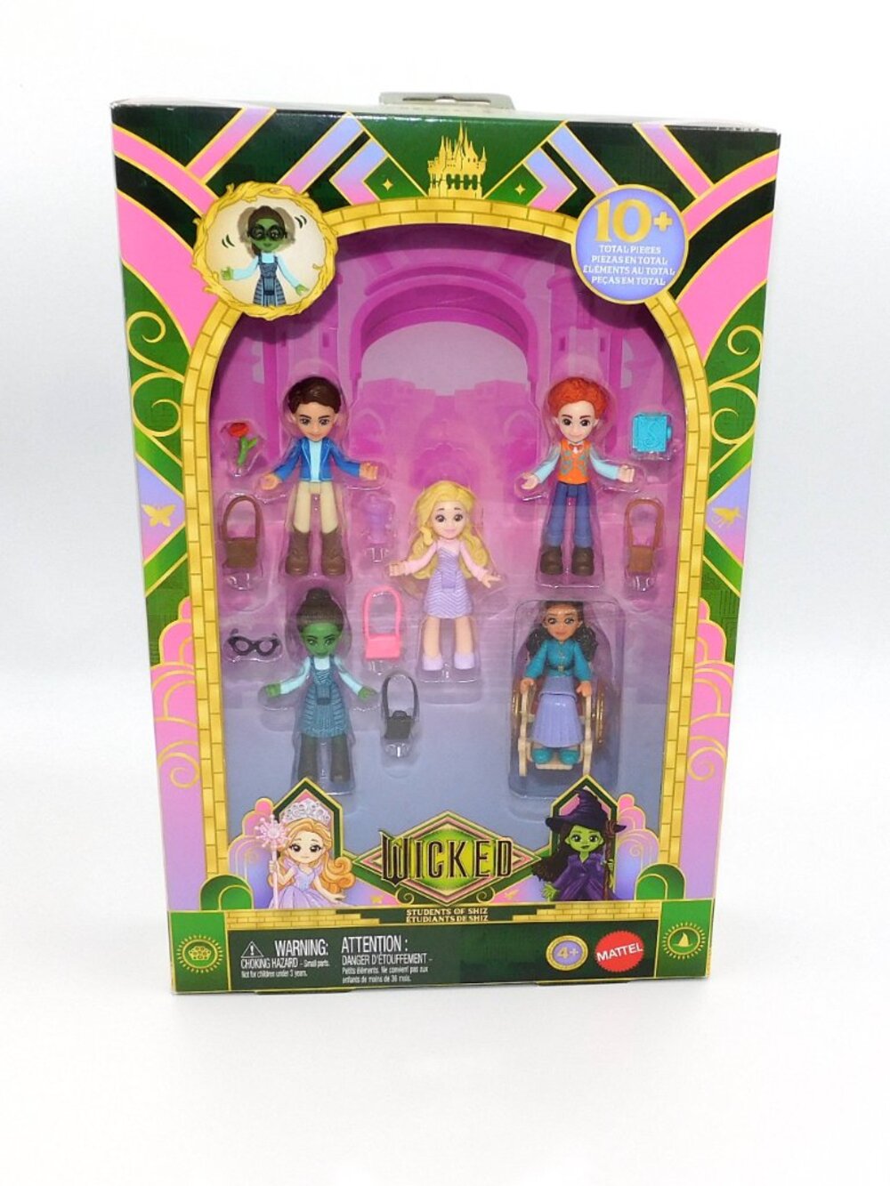 Wicked 10 Piece Set Elphaba Glinda Fiyero Boq Nessarose NEW